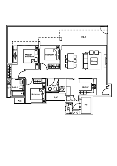 Kovan Residences - Floor Plan