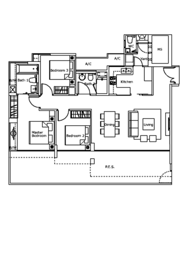 Kovan Residences - Floor Plan