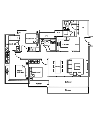 Kovan Residences - Floor Plan