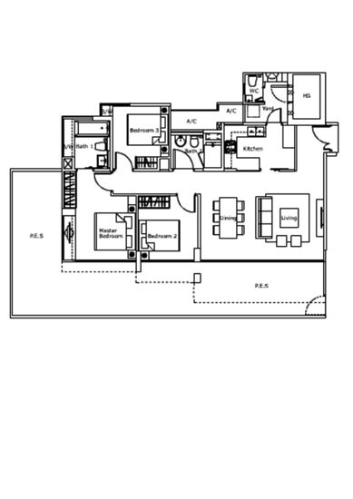 Kovan Residences - Floor Plan