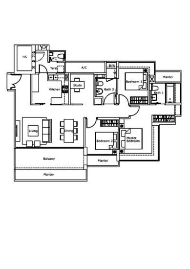 Kovan Residences - Floor Plan