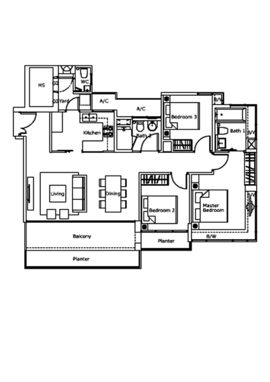 Kovan Residences - Floor Plan
