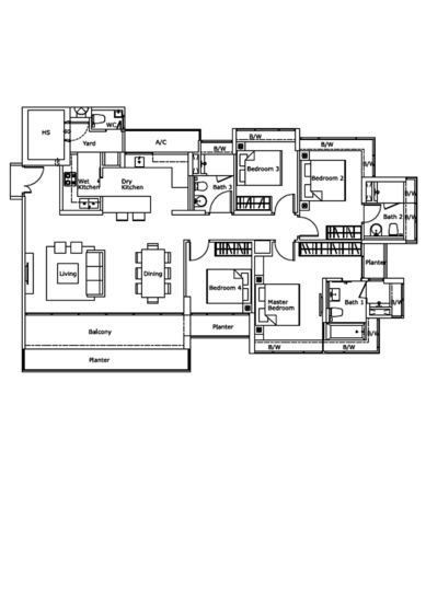 Kovan Residences - Floor Plan