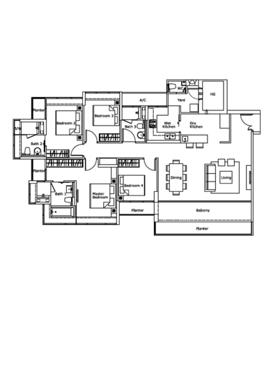 Kovan Residences - Floor Plan