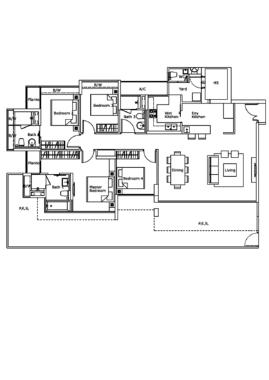 Kovan Residences - Floor Plan