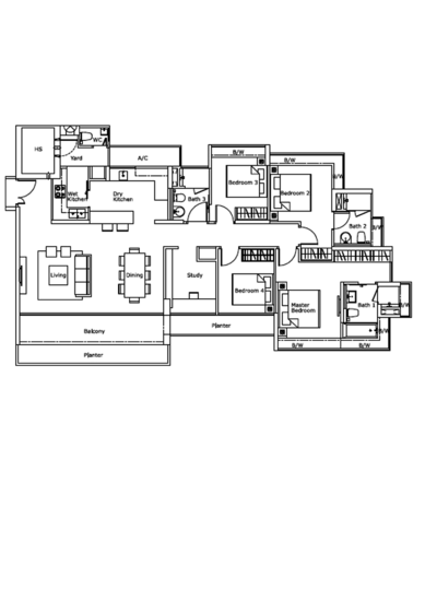 Kovan Residences - Floor Plan