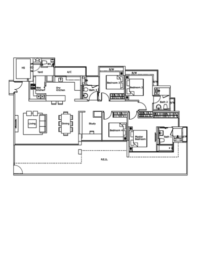 Kovan Residences - Floor Plan