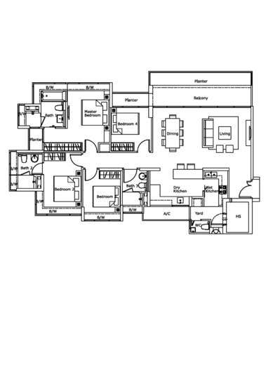 Kovan Residences - Floor Plan