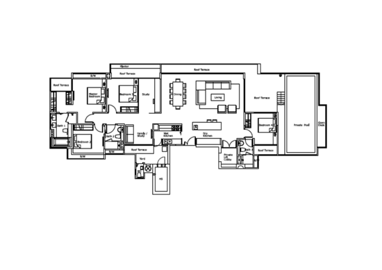 Kovan Residences - Floor Plan