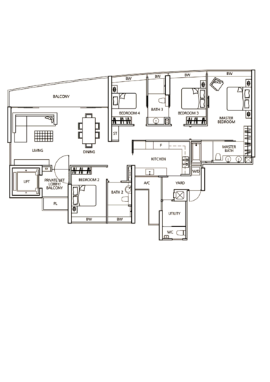 Martin Place Residences - Floor Plan