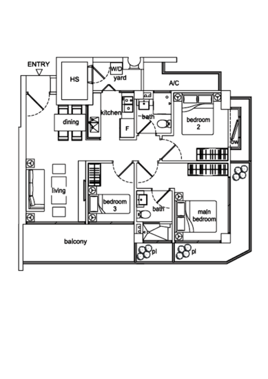 Beacon Heights - Floor Plan