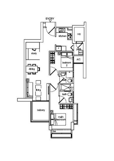 Beacon Heights - Floor Plan