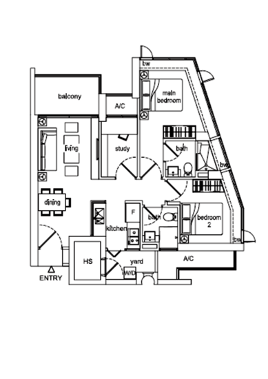 Beacon Heights - Floor Plan