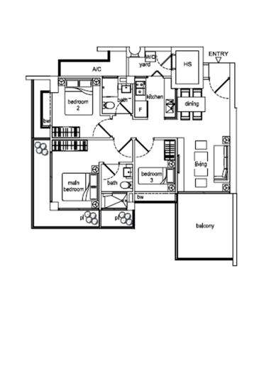 Beacon Heights - Floor Plan