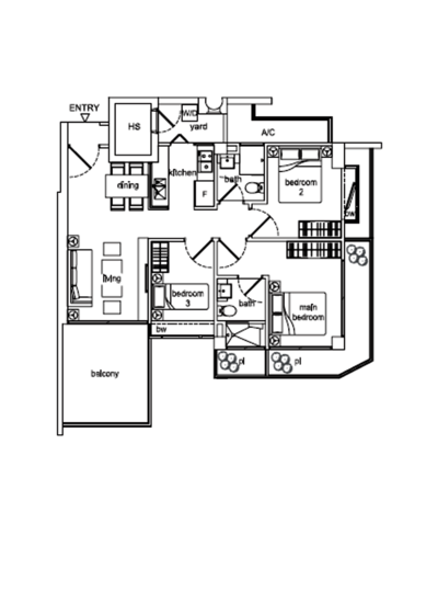 Beacon Heights - Floor Plan