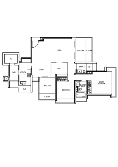 The Trizon - Floor Plan