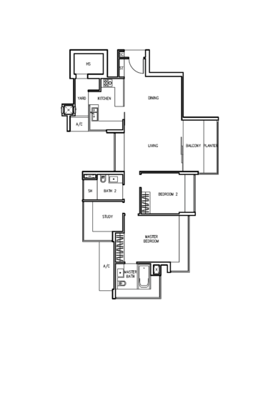 The Trizon - Floor Plan