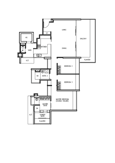 The Trizon - Floor Plan