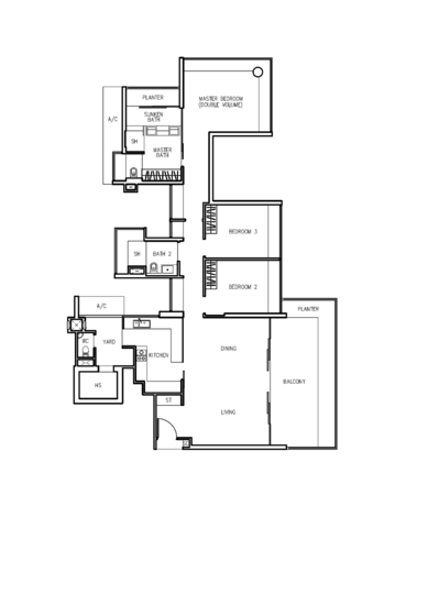 The Trizon - Floor Plan