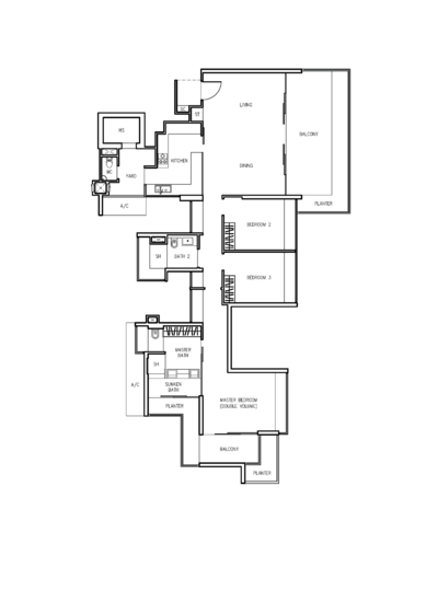 The Trizon - Floor Plan