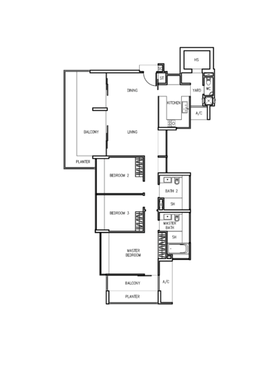 The Trizon - Floor Plan