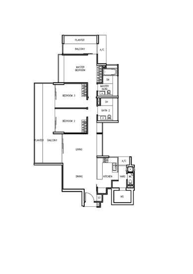 The Trizon - Floor Plan
