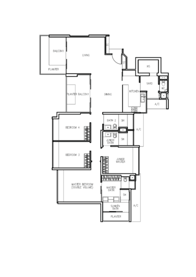 The Trizon - Floor Plan