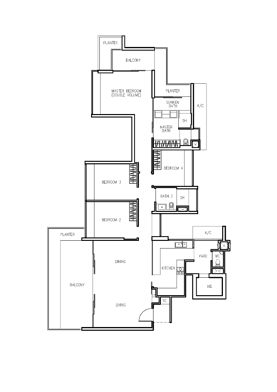 The Trizon - Floor Plan