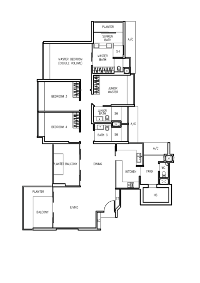 The Trizon - Floor Plan