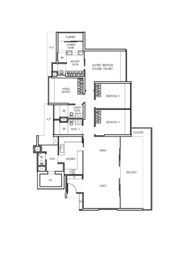 The Trizon - Floor Plan