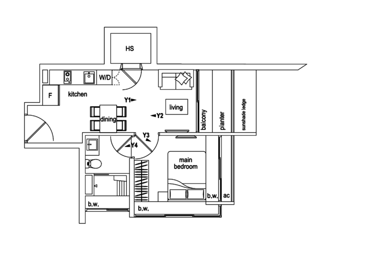 Newton Edge, 3 Makeway Avenue, 1 Bedroom, 463 sqft, Condominium For Sale, by Ken Ding, 500193561 - PropertyGuru.com.sg