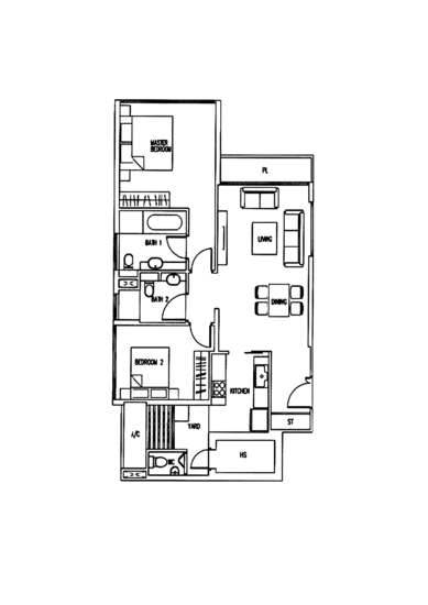 The Wharf Residence - Floor Plan
