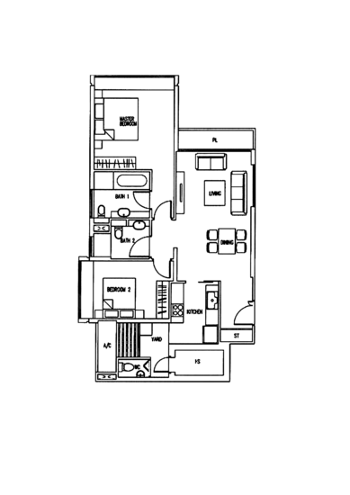 The Wharf Residence - Floor Plan