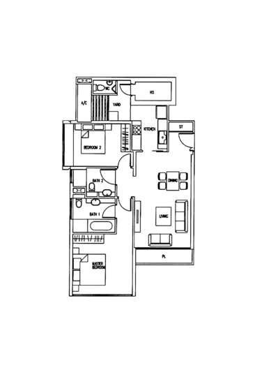The Wharf Residence - Floor Plan