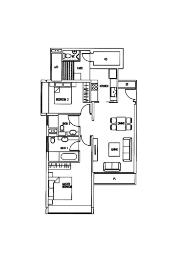 The Wharf Residence - Floor Plan