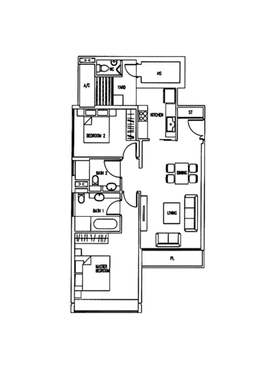 The Wharf Residence - Floor Plan