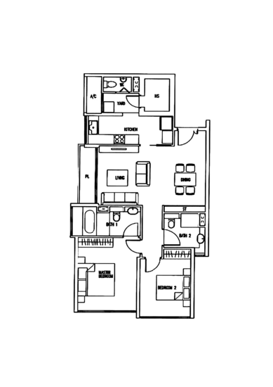The Wharf Residence - Floor Plan