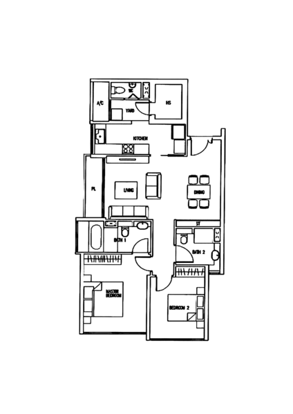 The Wharf Residence, 15 Tong Watt Road, 2 Bedrooms, 1,033 sqft, Condominium For Rent, by William Chen, 24155040 - PropertyGuru.com.sg