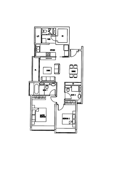 The Wharf Residence - Floor Plan