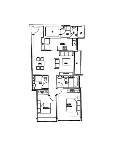The Wharf Residence - Floor Plan