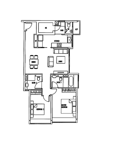 The Wharf Residence - Floor Plan