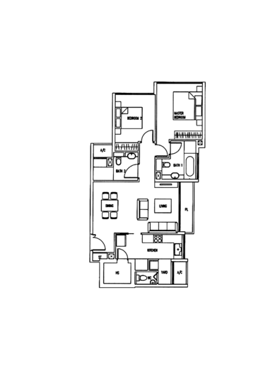The Wharf Residence - Floor Plan