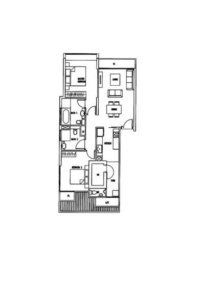 The Wharf Residence - Floor Plan