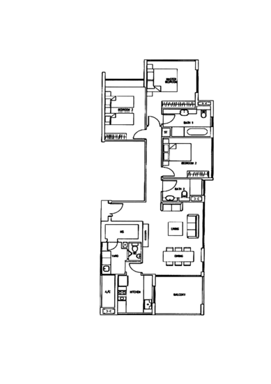 The Wharf Residence - Floor Plan