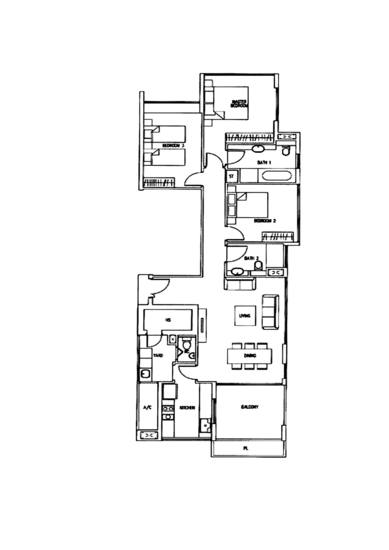 The Wharf Residence - Floor Plan