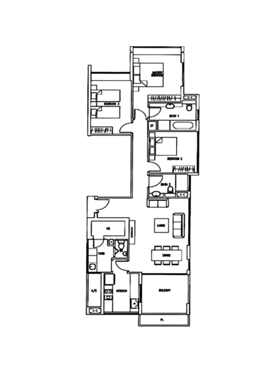 The Wharf Residence - Floor Plan