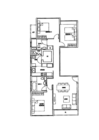 The Wharf Residence - Floor Plan