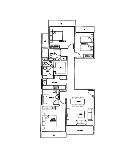 The Wharf Residence - Floor Plan
