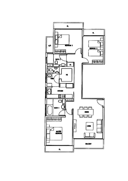 The Wharf Residence, 7 Tong Watt Road, 3 Bedrooms, 1,432 sqft, Condominium For Rent, by Alvin Khoo 邱永顺, 12337613 - PropertyGuru.com.sg