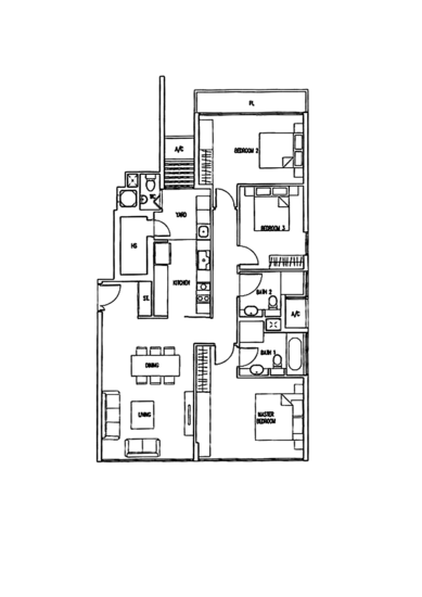 The Wharf Residence - Floor Plan